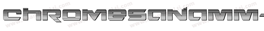 ChromeSanaMM字体转换