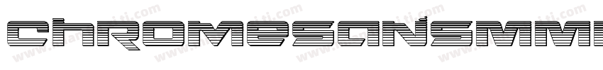 ChromeSansMMM字体转换
