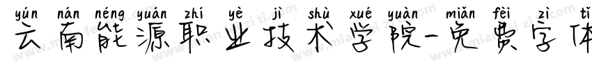 云南能源职业技术学院字体转换