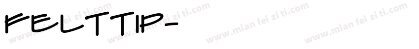 FeltTip字体转换