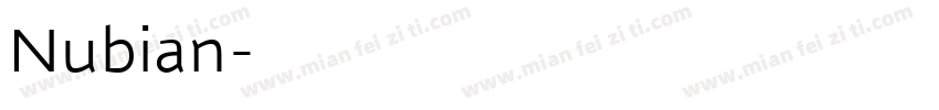 Nubian字体转换