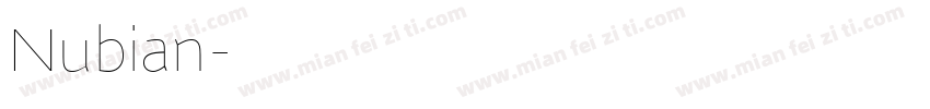 Nubian字体转换