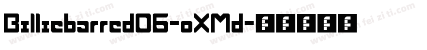 Billiebarred06-oXMd字体转换