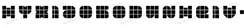 HYXiaoBoDunHeiv字体转换