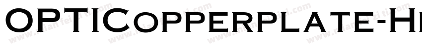 OPTICopperplate-Heav字体转换