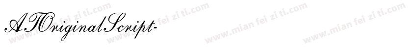 ATOriginalScript字体转换
