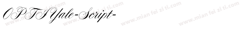 OPTIYale-Script字体转换
