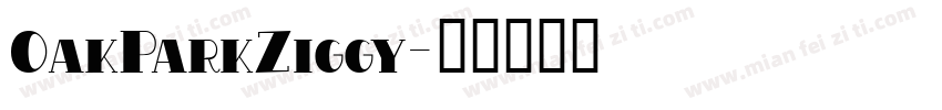 OakParkZiggy字体转换