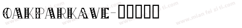 OakParkAve字体转换
