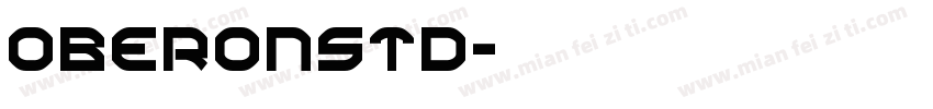 OberonStd字体转换