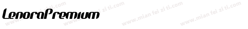 LenoraPremium字体转换