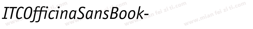 ITCOfficinaSansBook字体转换