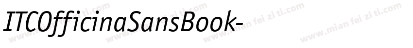 ITCOfficinaSansBook字体转换