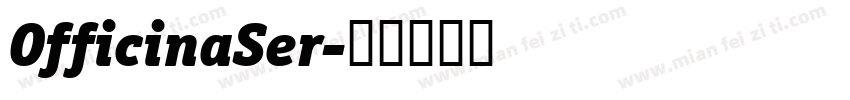 OfficinaSer字体转换
