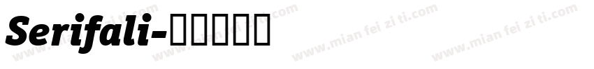 Serifali字体转换