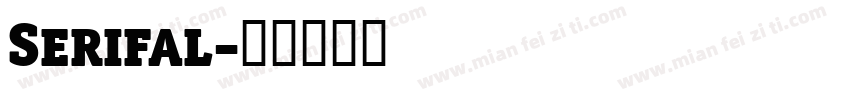 Serifal字体转换