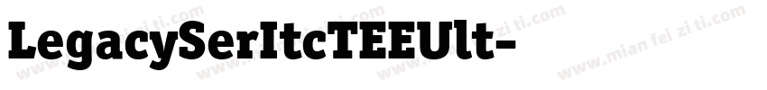 LegacySerItcTEEUlt字体转换
