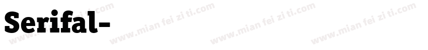 Serifal字体转换