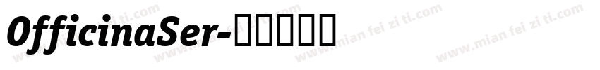 OfficinaSer字体转换