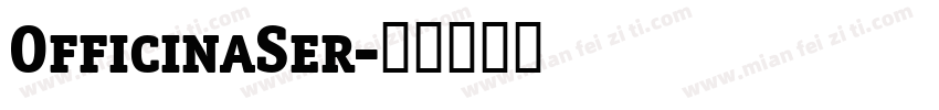 OfficinaSer字体转换