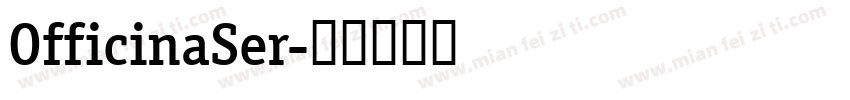 OfficinaSer字体转换