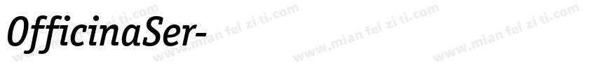 OfficinaSer字体转换