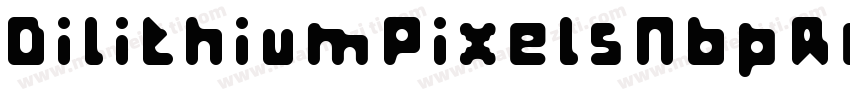 DilithiumPixelsNbpRegular-B5jd字体转换