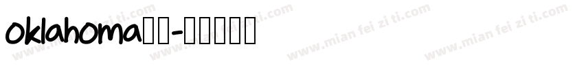 oklahoma字体字体转换