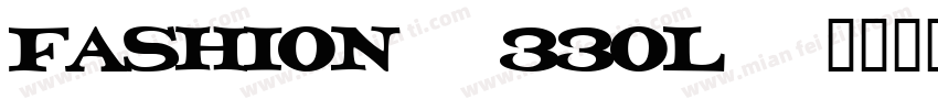 Fashion-33OL字体转换