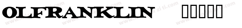 OLFranklin字体转换