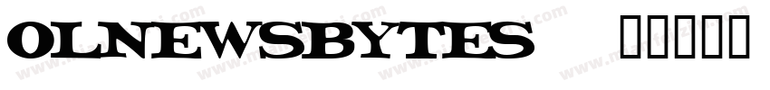 OLNewsbytes字体转换
