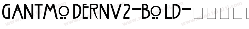 gantmodernv2-bold字体转换