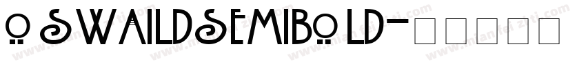 oswaildsemibold字体转换