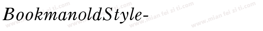 Bookman0ldStyle字体转换