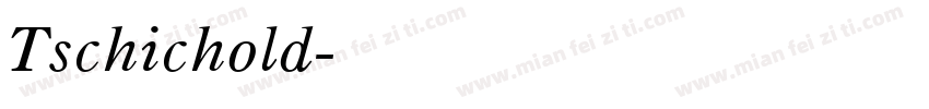 Tschichold字体转换