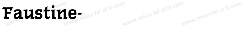 Faustine字体转换