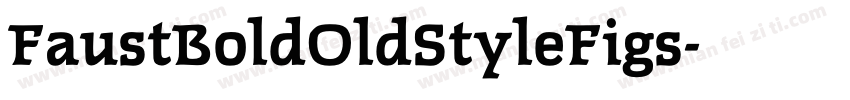 FaustBoldOldStyleFigs字体转换