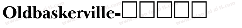 Oldbaskerville字体转换
