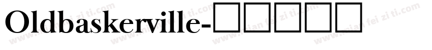 Oldbaskerville字体转换