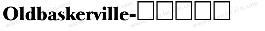 Oldbaskerville字体转换