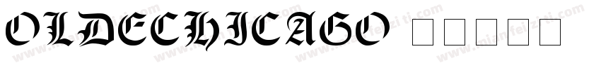 OldeChicago字体转换