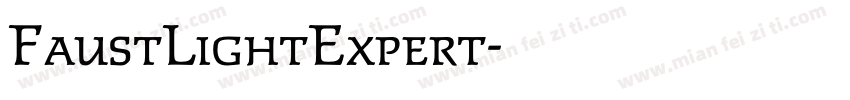 FaustLightExpert字体转换