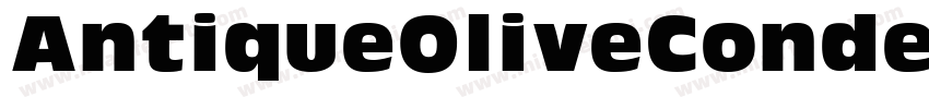 AntiqueOliveCondensedBQ-Regular字体转换
