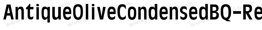 AntiqueOliveCondensedBQ-Regular字体转换