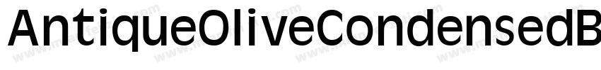 AntiqueOliveCondensedBQ-Regular字体转换