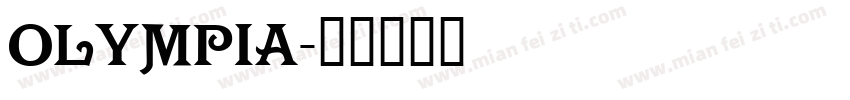 Olympia字体转换