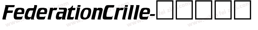 FederationCrille字体转换