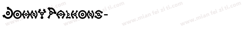 JohnyPalkons字体转换