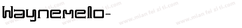 Waynemelo字体转换
