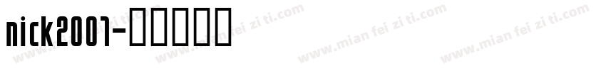 nick2001字体转换
